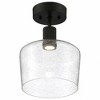 Access Lighting Port Nine 1 - Light Flush Mount in  Matte Black - 3 of 4
