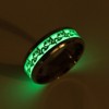 Glow in Dark Dragon Stainless Steel Wedding Band Ring Men Women Ginger Lyne Collection - 4 of 4