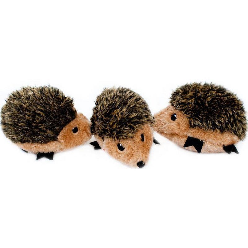 ZippyPaws Miniz Hedgehogs Dog Toy - 3pk, 1 of 7