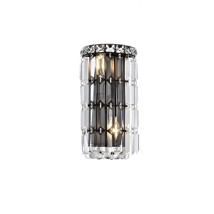 Elegant Lighting Maxime 2 - Light Vanity in  Black - 1 of 3