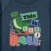 Women's - Disney - Toy Story Lightweight French Terry Wide Neck Long Sleeve Shirt - 2 of 4