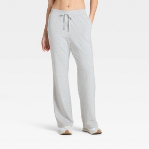 Women's Modal French Terry Flare Sweatpants - All In Motion™ - 1 of 4