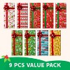 Joyfy 9 Pcs Christmas Presents Gift Card Box with Bows, 6.5"x2.8" Xmas Cash Money Card Holder Boxes for Holiday Birthday Gift Wrapping Party Favors - 3 of 4