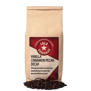 Lola Savannah Vanilla Cinnamon Pecan Whole Bean Decaf Coffee - 32oz - 1 of 4