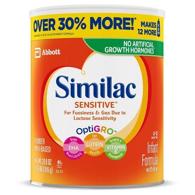 similac sensitive with iron