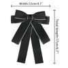 Elerevyo Women's Wedding Party Ribbon Brooch Pin Bow Tie - 2 of 4
