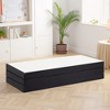 MAYEERTY 4inch Twin XL Size Tri Folding Memory Foam Mattress, Portable Mattress, Non-Slip Bottom, White - 2 of 4