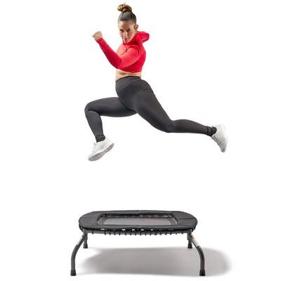 Jumpsport 220 In Home Cardio Fitness Rebounder - Mini Trampoline With  Handle Bar Accessory, Premium Bungees And Workout Dvd : Target