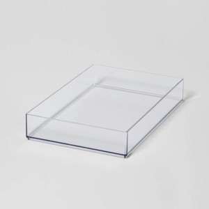 Plastic Organizer Tray Clear - Brightroom™ - 1 of 4