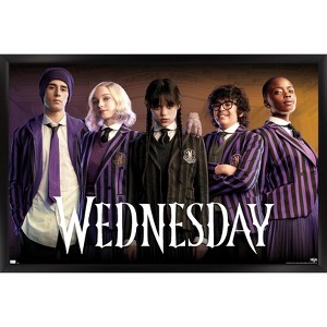 Trends International Wednesday - Group Framed Wall Poster Prints - 1 of 4