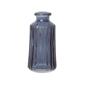 Transpac Glass 5.5" Purple Spring Bud Vase