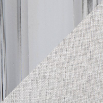 Set of 2 Cream Fabric Adjustable Swivel Barstools with Chrome Base