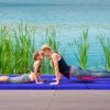 Infans 4'x8'x2" Gymnastics Mat Thick Folding Panel Aerobics Exercise Gym Fitness Navy - 4 of 4
