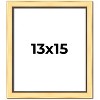 PosterPalooza | Simple Gold Picture Frame - UV Acrylic, Foam Board Backing, Hanging Hardware - 2 of 4