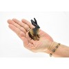 Collectible Wildlife Gifts | Jackrabbit Toy, Hare, Rabbit, Bunny,  Realistic Rubber Figure, Model, Animal, Hand Painted Figurines,   3"   CH077 BB81 - 3 of 4