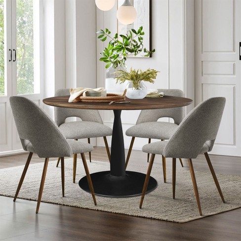 Small round farmhouse table best sale and chairs