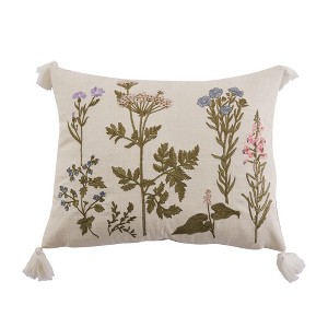 Apolonia Botanical Floral Decorative Pillow - Villa Lugano by Levtex Home - 1 of 3