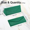 Unique Bargains Foldable Magnetic PU Leather Glasses Case Eyewear Accessories - 2 of 4