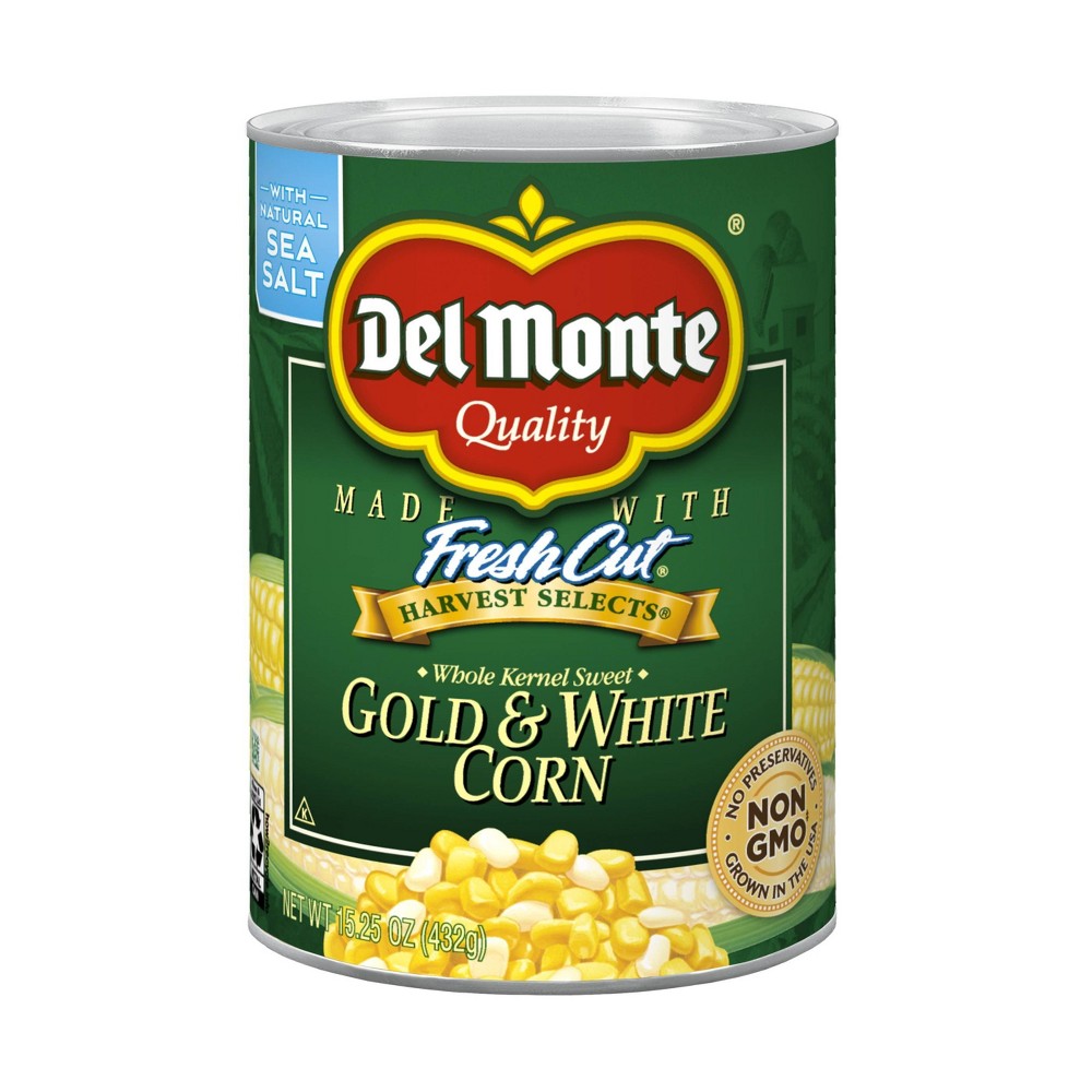 UPC 024000027713 product image for Del Monte Fresh Cut Whole Kernel Sweet Gold & White Corn 15.25oz | upcitemdb.com