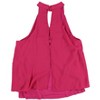 bar III Womens Keyhole Cold Shoulder Blouse, Pink, X-Large - 2 of 2