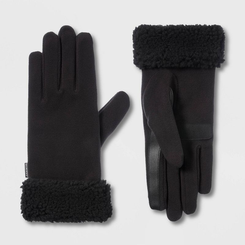 Isotoner Adult Recycled Berber Fleece Gloves, 2 of 3