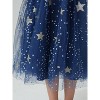 2Bunnies Girls’ Sparkle Sequin Star Tulle Maxi Dress - 2 of 4