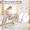 Safstar Baby Diaper Changing Table Folding Newborn Nursery Organizer W/Wheel Water Basin - 2 of 4