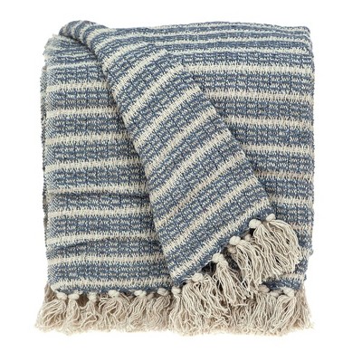 Parkland Collection,Simone Casual Beige 52" X 67" Woven Handloom Throw