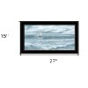 HomeRoots Three Sailboats Black Framed Print Wall Art - 3 of 4