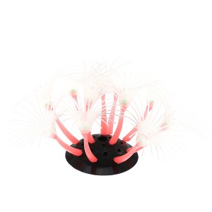 Unique Bargains Silicone Aquarium Simulation Coral Sunflower Fish Tank Landscape Decoration - 1 of 4