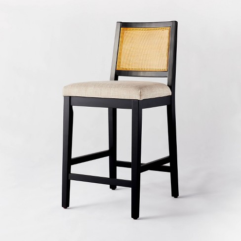 Oak Park Cane Counter Height Barstool, What Is A Counter Height Stool