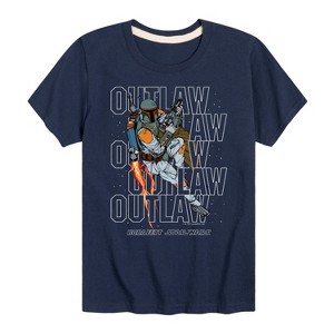 Boys' - Star Wars - Outlaw Boba Fett Short Sleeve Graphic T-Shirt - 1 of 4