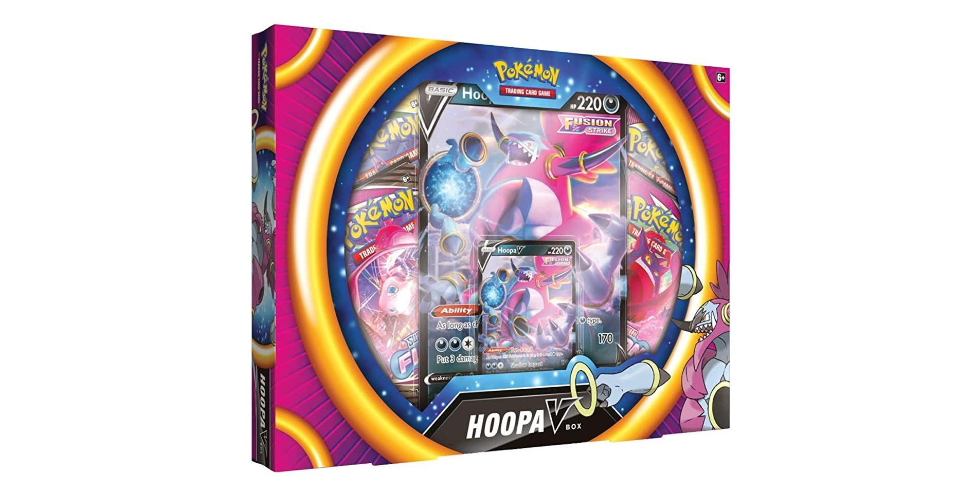Pokemon TCG: Hoopa V Box - 4 Packs, Promo Cards