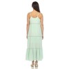 White Mark Women's Scoop Neck Tiered Maxi Sun Dress - 3 of 4