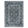 Vintage Rug for Living Room, Washable Black Entryway Rug Non Slip Soft Bedroom Rugs - 2 of 4