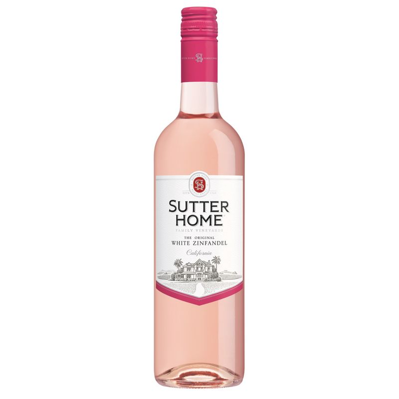 Sutter Home White Zinfandel Wine - 750ml Bottle, 1 of 8