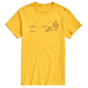 Men's - Peanuts - Spike Horizontal Desert Short Sleeve Graphic T-Shirt - 1 of 4