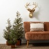 22.5" Sullivans Christmas Deer Head Wall Mount, Gold, Indoor Christmas Decor - 3 of 4