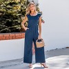 Women's Chic Button-Down Wide Leg Jumpsuit - Cupshe - 2 of 4