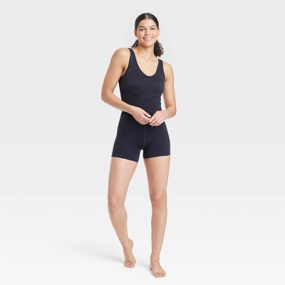 Women's Seamless Short Active Bodysuit - Joylab™ Black M : Target