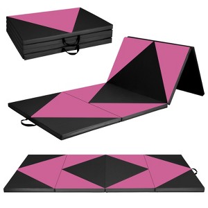 Infans Gymnastics Gym Mat 4-Panel Folding Lightweight Gymnastics Tumbling Mat with Hook - 1 of 4