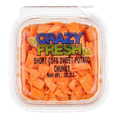 Crazy Fresh Short Cut Sweet Potato Chunks - 20oz