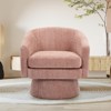 Swivel Accent Chair, 360° Chenille Swivel Lounge Reading Chair,Modern Single Sofa Lounge Armchair Club Chair with Storage Space - 3 of 4