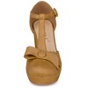 Allegra K Women's Mary Janes Platform Pumps Chunky Heels - 2 of 4