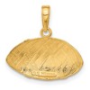 Black Bow Jewelry 14k Yellow Gold Football Profile Pendant, 20mm - 3 of 4