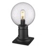 Z-Lite Laurent 1 - Light Lantern in  Black - 3 of 4