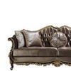 87" Betria Sofa Light Green Velvet with 5 Pillows: Gold & Black Finish - Acme Furniture - 2 of 4