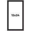 PosterPalooza | Panoramic Antique Red Picture Frame - UV Acrylic, Foam Board Backing, Hanging Hardware - 2 of 4