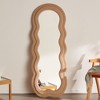 ONWITH 63" x 24" Full Body Mirror For Bedroom,Full Length Mirror With Stand, Floor Large Mirror Wll Mirror,Khaki - 2 of 4