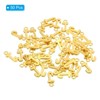 Unique Bargains Metal Bulk Elegant DIY Crafts Jewelry Making Initial Pendants 50 Pcs - 3 of 4